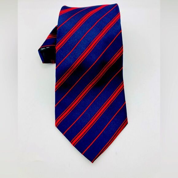 Le Collezion Designed Italy Hand Made Silk Tie - Picture 1 of 8